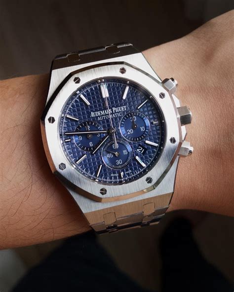 royal oak on wrist|royal oak watch chronograph.